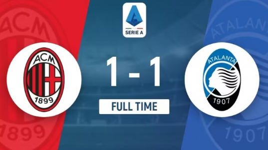 意甲-AC米兰1-1战平亚特兰大,莱奥进球破球荒 意甲-AC米兰1-1战平亚特兰大,莱奥进球破球荒