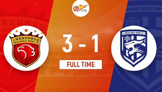 中超-海港3-1逆转战胜三镇 武磊双响王燊超破门奥斯卡送助攻 中超-海港3-1逆转战胜三镇 武磊双响王燊超破门奥斯卡送助攻