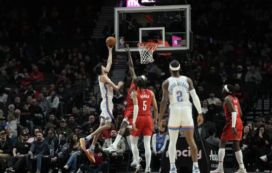 亚历山大轰37分霍姆格伦21+14 雷霆128-120击退开拓者避连败 亚历山大轰37分霍姆格伦21+14 雷霆128-120击退开拓者避连败