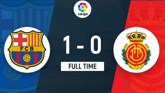 西甲-巴萨1-0战胜马洛卡暂升第二 亚马尔世界波+中框京多安失点 西甲-巴萨1-0战胜马洛卡暂升第二 亚马尔世界波+中框京多安失点