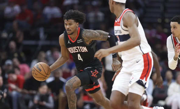 杰伦-格林37+8 范弗利特27+9 普尔25分 火箭135-119轻取奇才迎4连胜 杰伦-格林37+8 范弗利特27+9 普尔25分 火箭135-119轻取奇才迎4连胜