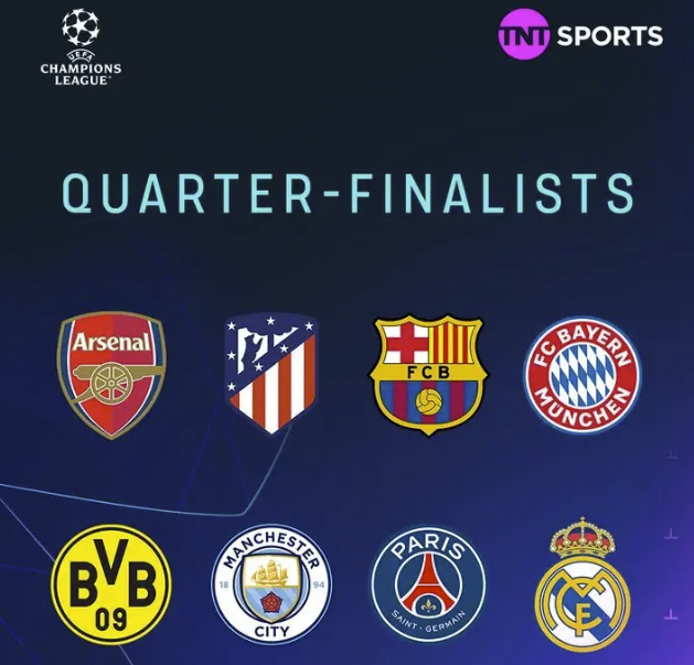 欧冠8强出炉:意甲全军覆没 皇萨仁城枪巴黎多特马竞 欧冠8强出炉:意甲全军覆没 皇萨仁城枪巴黎多特马竞