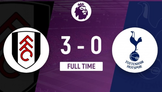 英超-富勒姆3-0完胜热刺,穆尼兹梅开二度 英超-富勒姆3-0完胜热刺,穆尼兹梅开二度