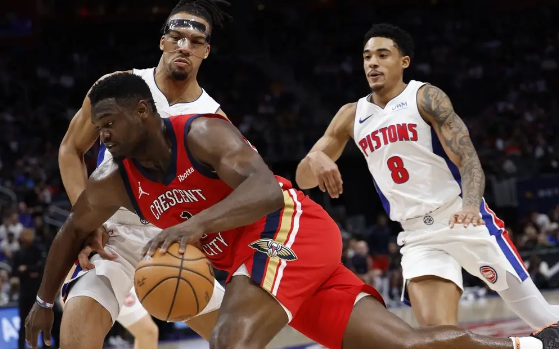 锡安36+7怀斯曼两双 麦科勒姆23分鹈鹕114-101送活塞6连败 锡安36+7怀斯曼两双 麦科勒姆23分鹈鹕114-101送活塞6连败