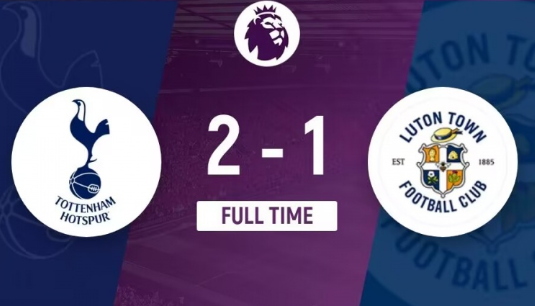 英超-热刺2-1战胜卢顿,陈达毅破门,孙兴慜绝杀 英超-热刺2-1战胜卢顿,陈达毅破门,孙兴慜绝杀