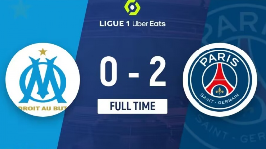 法甲-马赛0-2不敌十人巴黎,维蒂尼亚、贡萨洛-拉莫斯破门 法甲-马赛0-2不敌十人巴黎,维蒂尼亚、贡萨洛-拉莫斯破门