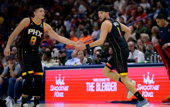 布克轰52+9锡安空砍30分 杜兰特20+7太阳124-111力擒鹈鹕 布克轰52+9锡安空砍30分 杜兰特20+7太阳124-111力擒鹈鹕