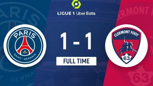 法甲-巴黎1-1战平克莱蒙联赛24轮不败 姆巴佩替补送助攻 法甲-巴黎1-1战平克莱蒙联赛24轮不败 姆巴佩替补送助攻