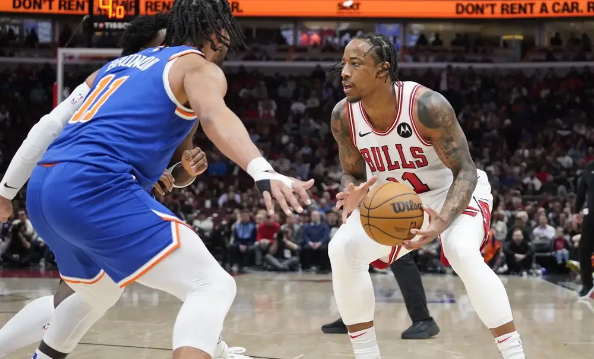 布伦森45+8 阿努诺比24分 德罗赞34+5+6 尼克斯128-117力擒公牛 布伦森45+8 阿努诺比24分 德罗赞34+5+6 尼克斯128-117力擒公牛