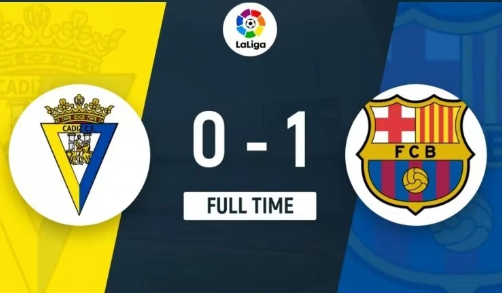 西甲-菲利克斯倒钩制胜 巴萨1-0加的斯4连胜距榜首8分 西甲-菲利克斯倒钩制胜 巴萨1-0加的斯4连胜距榜首8分