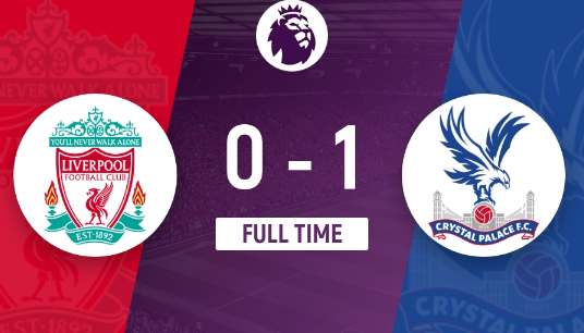 英超-利物浦0-1不敌水晶宫落后曼城2分 琼斯失单刀 英超-利物浦0-1不敌水晶宫落后曼城2分 琼斯失单刀