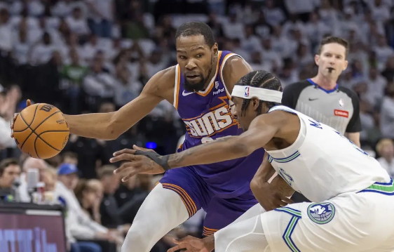 杜兰特空砍31+7爱德华兹33分 唐斯19分森林狼120-95轻取太阳1-0 杜兰特空砍31+7爱德华兹33分 唐斯19分森林狼120-95轻取太阳1-0