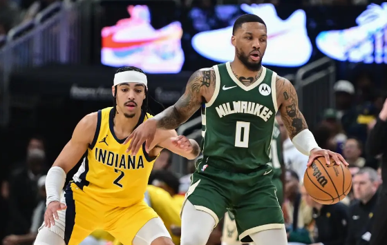 利拉德35分西卡空砍36+12 字母哥缺阵雄鹿109-94战胜步行者1-0 利拉德35分西卡空砍36+12 字母哥缺阵雄鹿109-94战胜步行者1-0