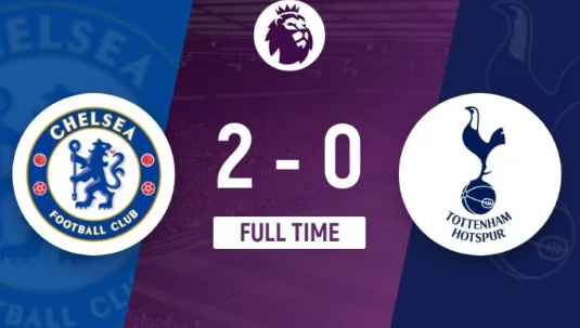 英超-切尔西2-0击败热刺,查洛巴破僵,雅克松建功 英超-切尔西2-0击败热刺,查洛巴破僵,雅克松建功