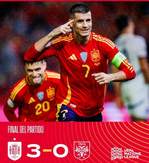 欧国联-西班牙3-0塞尔维亚晋级8强 莫拉塔失点+破门拉波尔特建功 欧国联-西班牙3-0塞尔维亚晋级8强 莫拉塔失点+破门拉波尔特建功