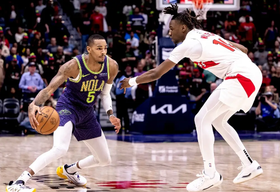 巴雷特22+8+11 巴恩斯17+13+7 穆雷复出14分 猛龙大胜鹈鹕 巴雷特22+8+11 巴恩斯17+13+7 穆雷复出14分 猛龙大胜鹈鹕