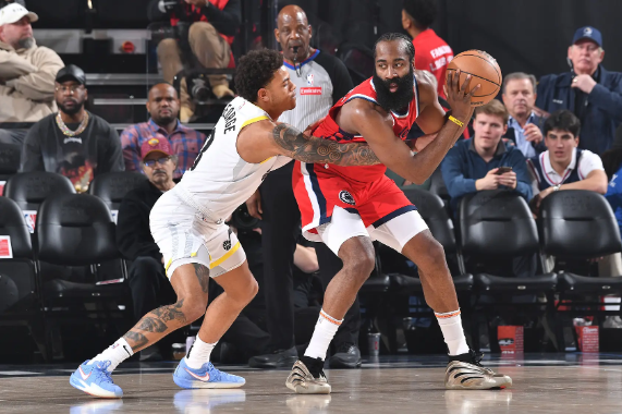 哈登首节24分三节砍41+6 鲍威尔29分 快船大胜爵士止3连败 哈登首节24分三节砍41+6 鲍威尔29分 快船大胜爵士止3连败