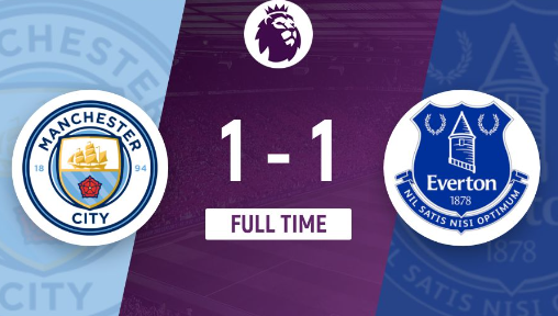 英超-曼城1-1战平埃弗顿,B席首开记录,哈兰德失点 英超-曼城1-1战平埃弗顿,B席首开记录,哈兰德失点