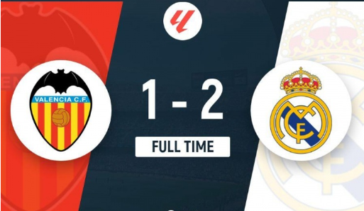 西甲-皇马2-1瓦伦 贝林失点+补时绝杀 维尼修斯报复染红 西甲-皇马2-1瓦伦 贝林失点+补时绝杀 维尼修斯报复染红