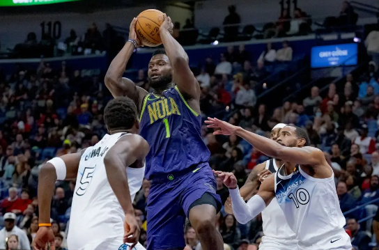 爱德华兹30+9 CJ14中1 锡安复出22+6+4+3 森林狼力擒鹈鹕 爱德华兹30+9 CJ14中1 锡安复出22+6+4+3 森林狼力擒鹈鹕