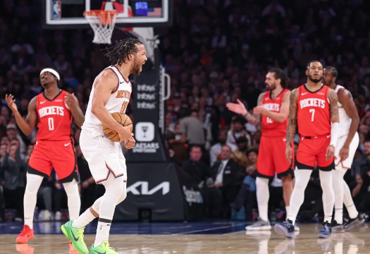 布伦森42+10 阿门三双 尼克斯末节轰46分逆转送火箭三连败 布伦森42+10 阿门三双 尼克斯末节轰46分逆转送火箭三连败