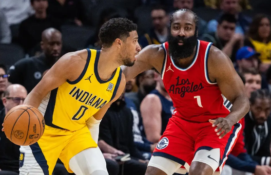 小卡缺阵 哈登31+7+11 哈利伯顿29+12 快船遭步行者双杀 小卡缺阵 哈登31+7+11 哈利伯顿29+12 快船遭步行者双杀