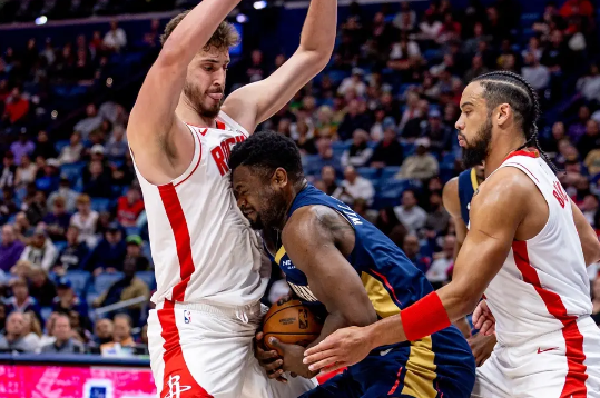 申京22+8 阿门21+11 锡安15中5&20+10 火箭擒鹈鹕终结3连败 申京22+8 阿门21+11 锡安15中5&20+10 火箭擒鹈鹕终结3连败