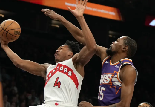 布克27+6 杜兰特14分 太阳40分大胜猛龙 布克27+6 杜兰特14分 太阳40分大胜猛龙