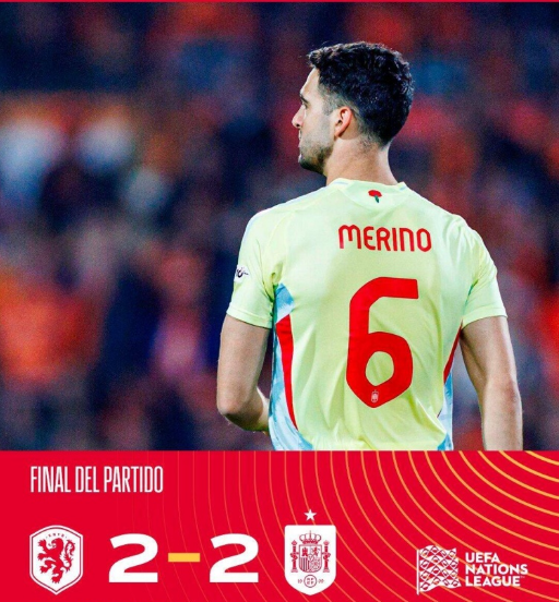 欧国联-十人荷兰2-2西班牙,加克波、赖因德斯破门,梅里诺补时绝平 欧国联-十人荷兰2-2西班牙,加克波、赖因德斯破门,梅里诺补时绝平