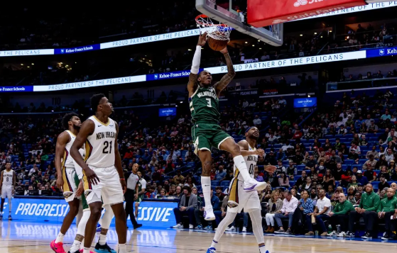 特伦特29分 大洛佩斯20+12 字母哥&利拉德缺战 雄鹿险胜鹈鹕迎4连胜