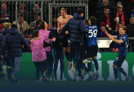 欧冠-拜仁1-2不敌国米 穆勒绝平 弗拉泰西绝杀 凯恩失良机