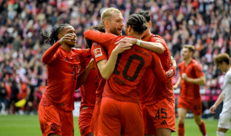 德甲-拜仁3-0轻取美因茨,莱默尔双助攻,凯恩将停赛 德甲-拜仁3-0轻取美因茨,莱默尔双助攻,凯恩将停赛