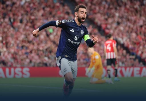 欧联杯-曼联客场3-0十人毕巴 B费双响 胖虎破门 霍伊伦造红点